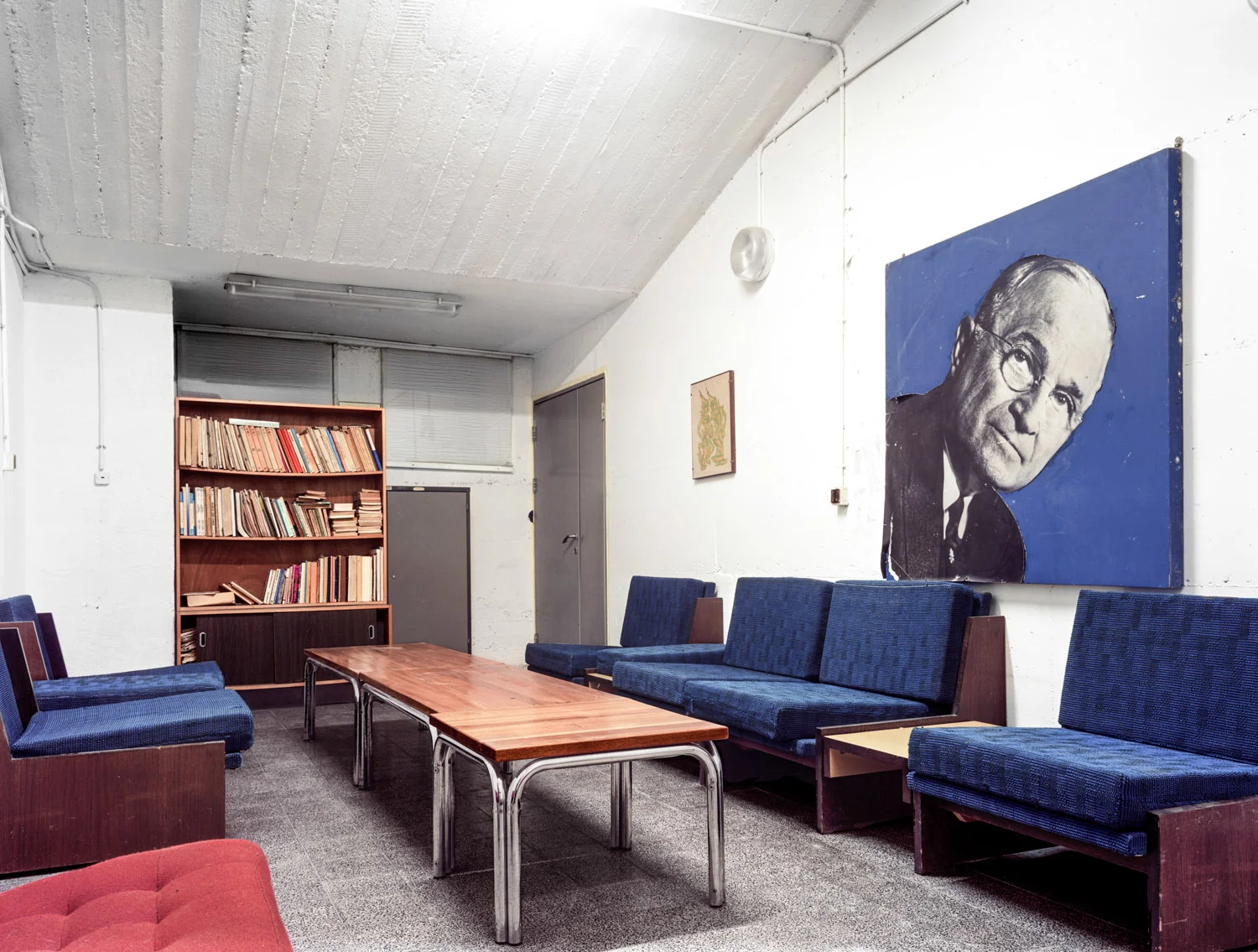 Harry Truman, Hebrew University, Mount Scopus, Jerusalem, 2007, Chromogenic print, 20" x 30"