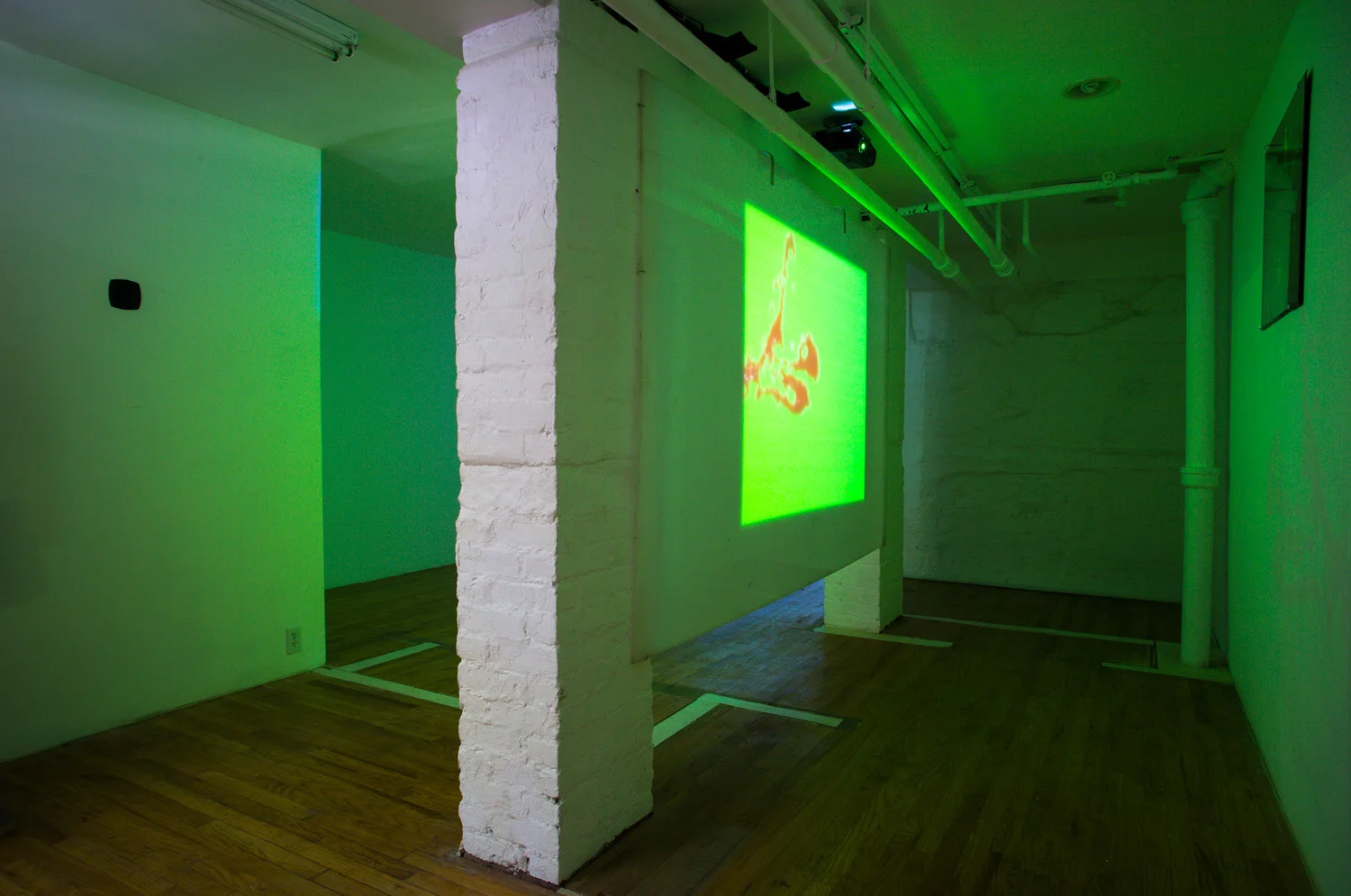 Tom Morrill and Rebecca Naegele, No Angle of Attack , exhibition view, 321 Gallery, June 2015