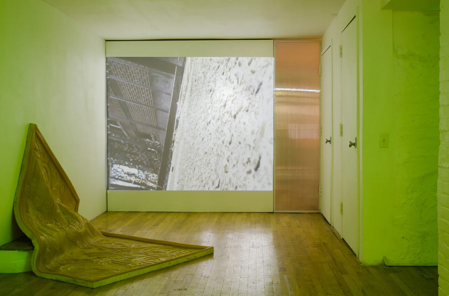 Tom Morrill and Rebecca Naegele, No Angle of Attack , exhibition view, 321 Gallery, June 2015
