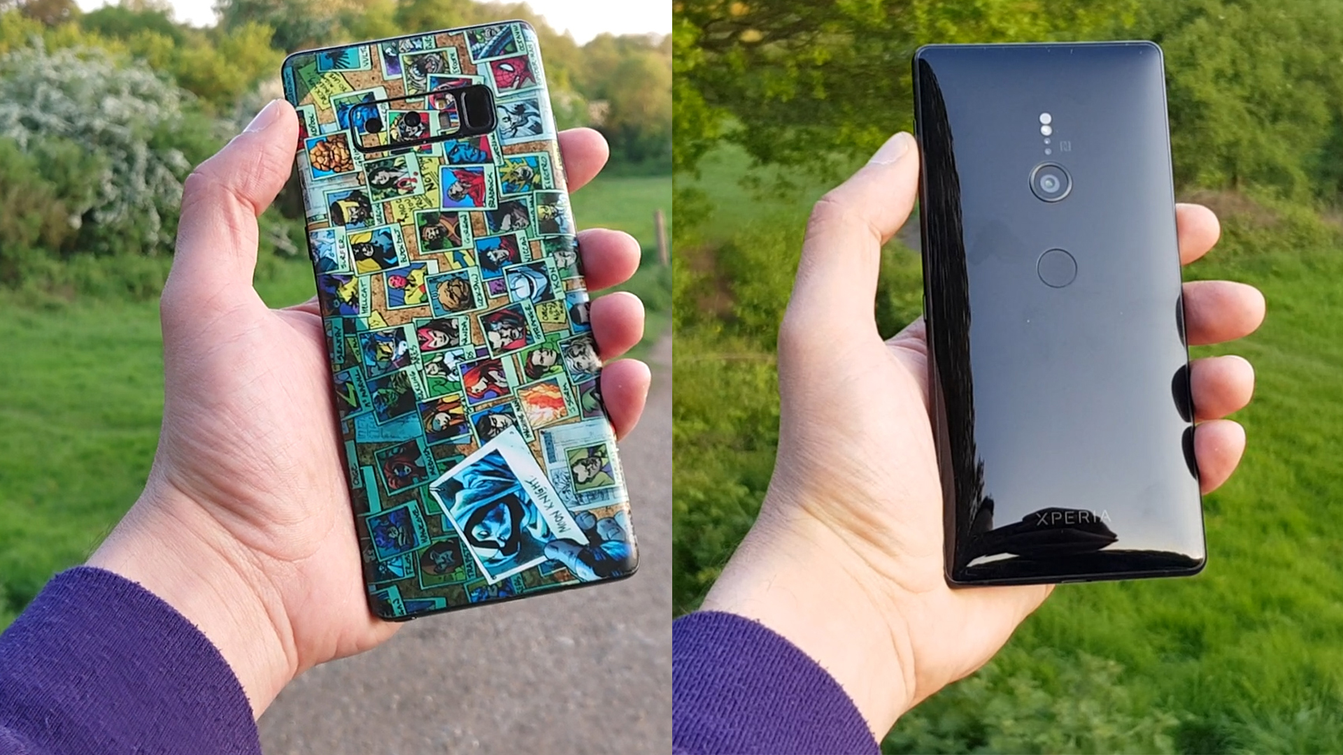 Xperia XZ2 vs Galaxy Note 8 - Camera Tests