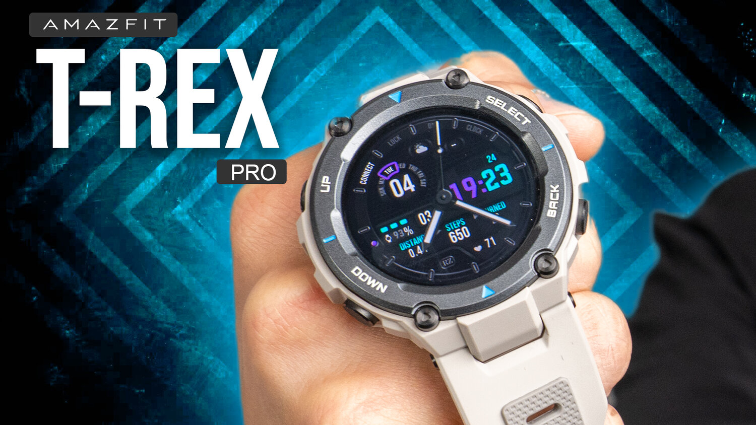 Amazfit T-Rex Pro - Military Grade Smartwatch and Activity Tracker 