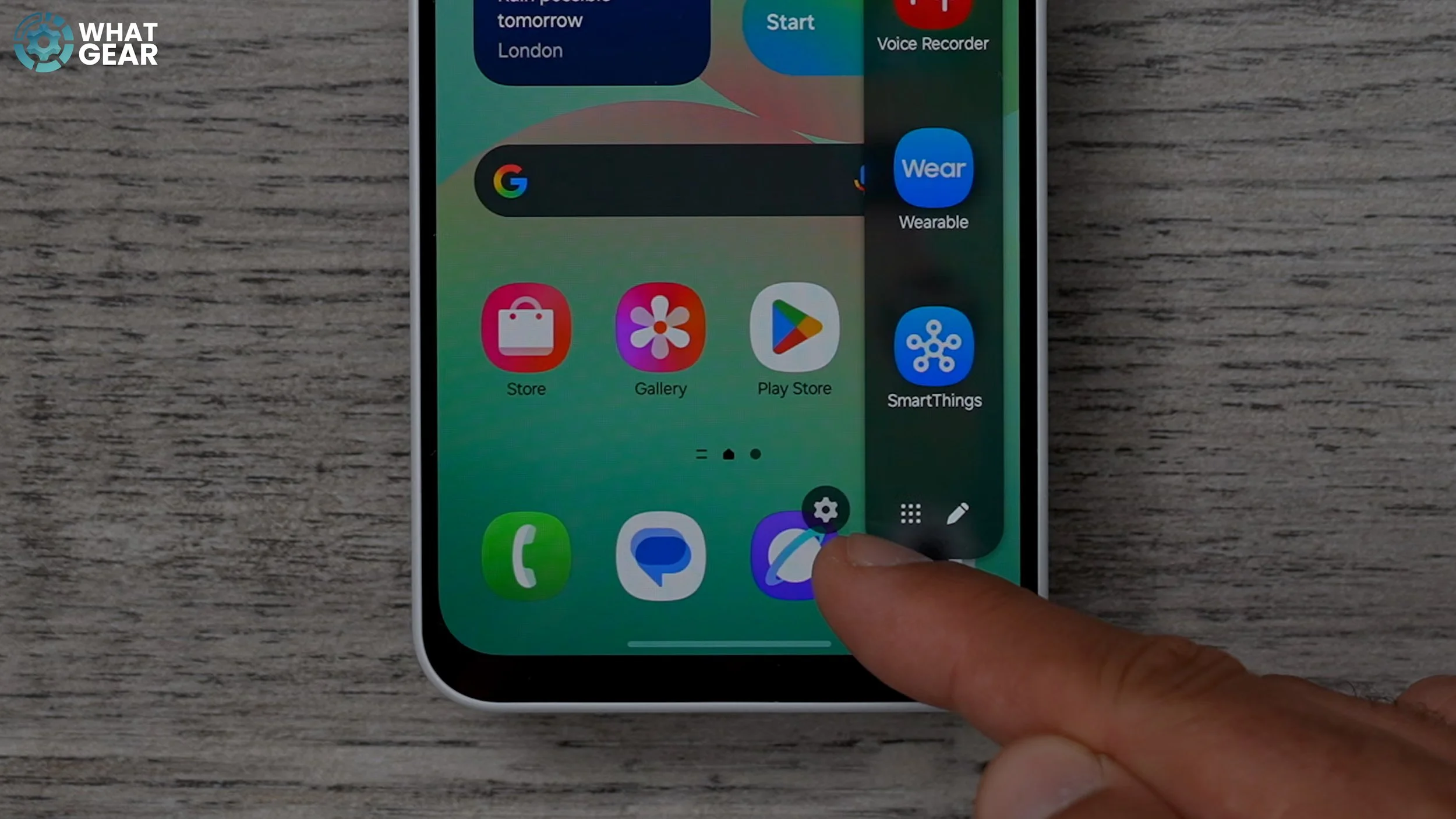 Galaxy A26 tips and tricks edge panel settings.jpg