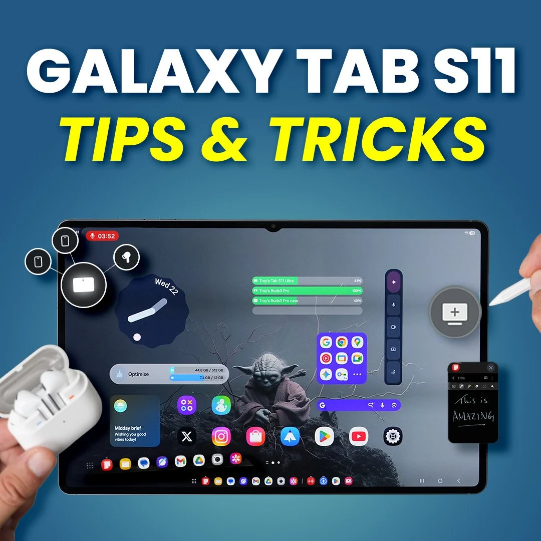Galaxy Tab S11 - Tips, Tricks &amp; Hidden Features Guide!