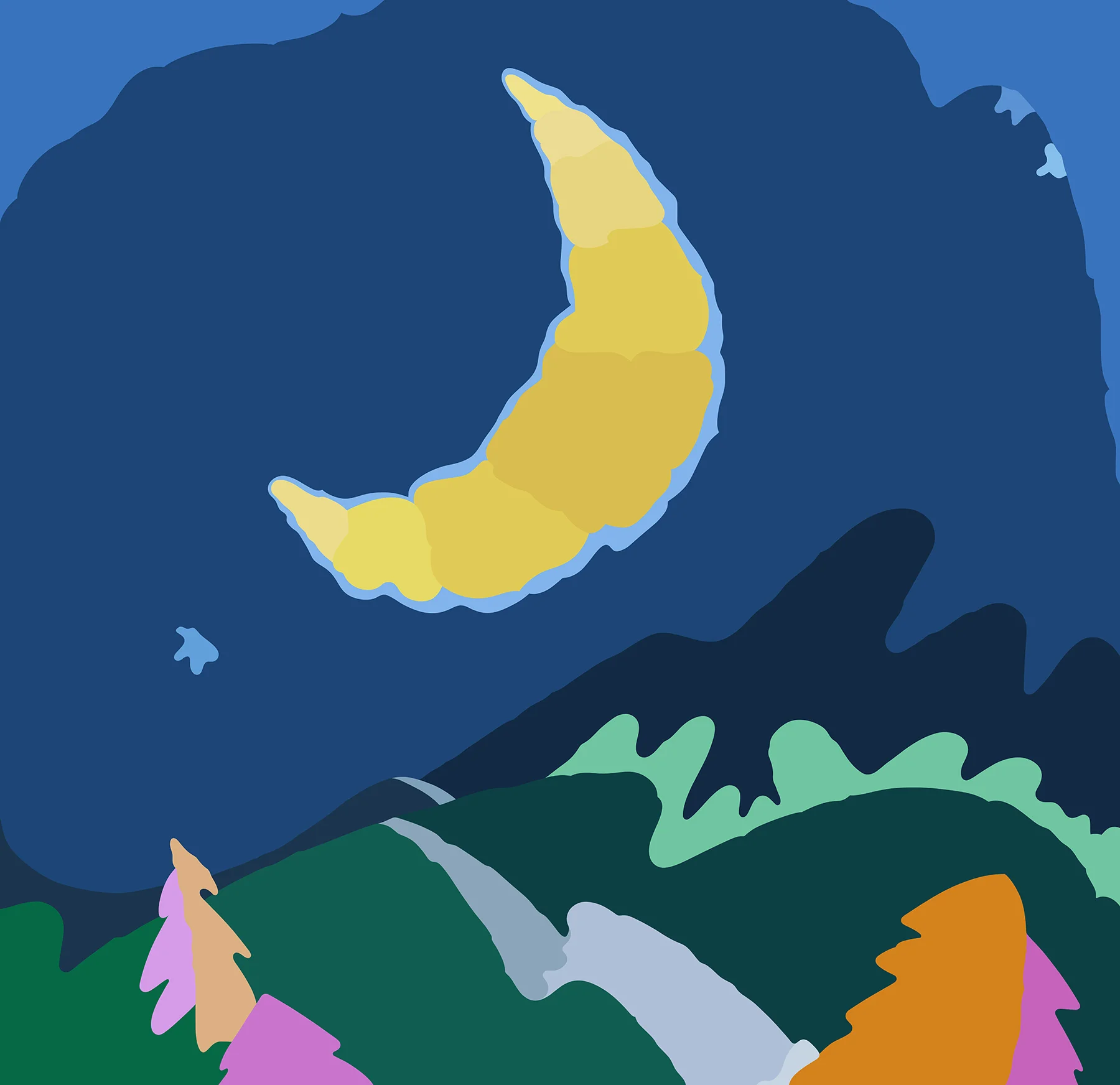 It's Only a Croissant Moon 2016