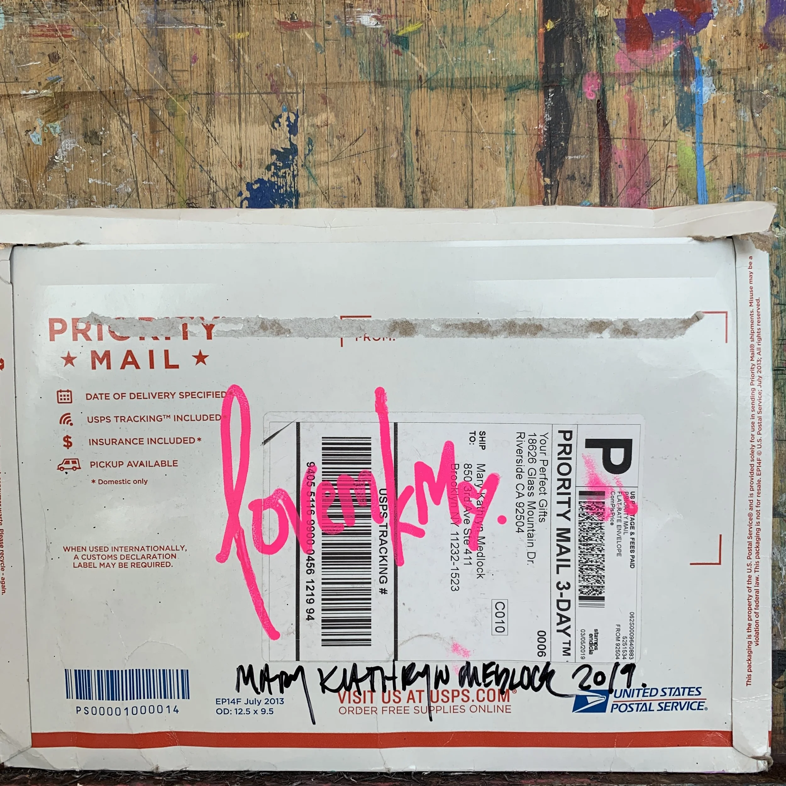 Up Cycled USPS Envelope 