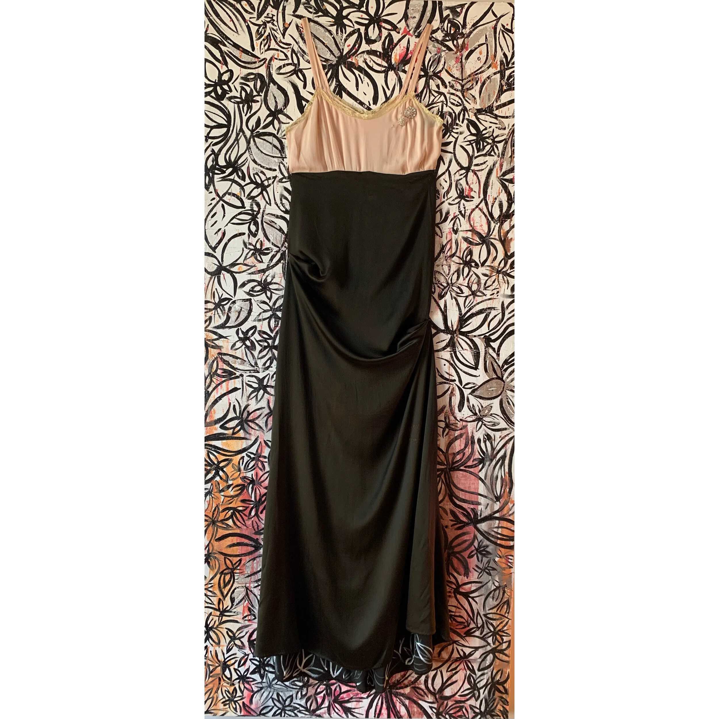 "Antique Romance" (2018) Mixed Media, 30x69 in