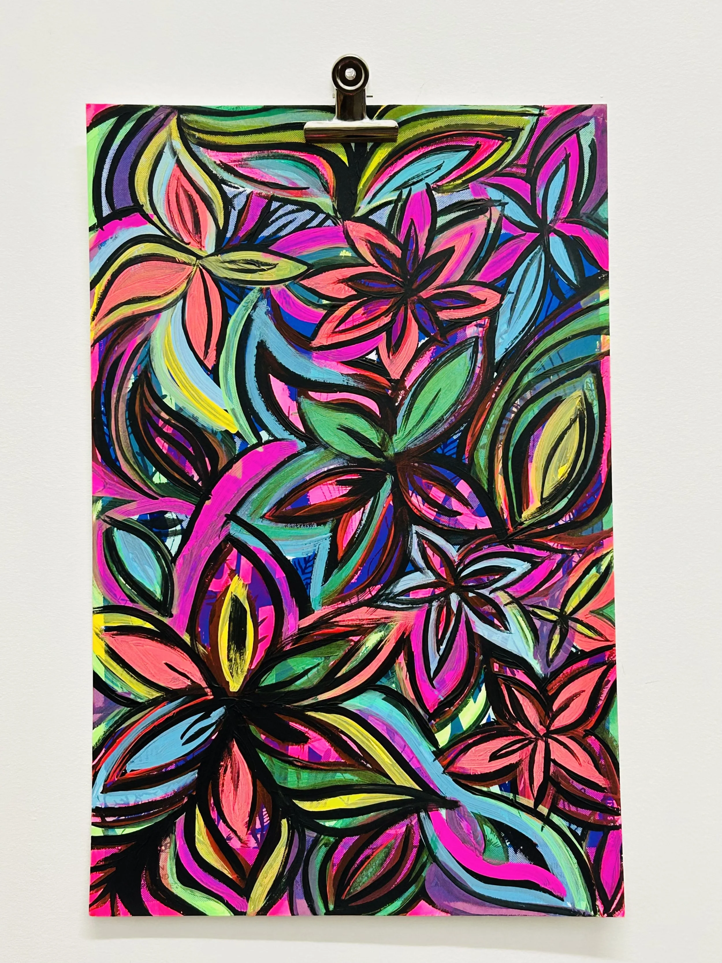 "Blooms on Paper No. 5" 2024