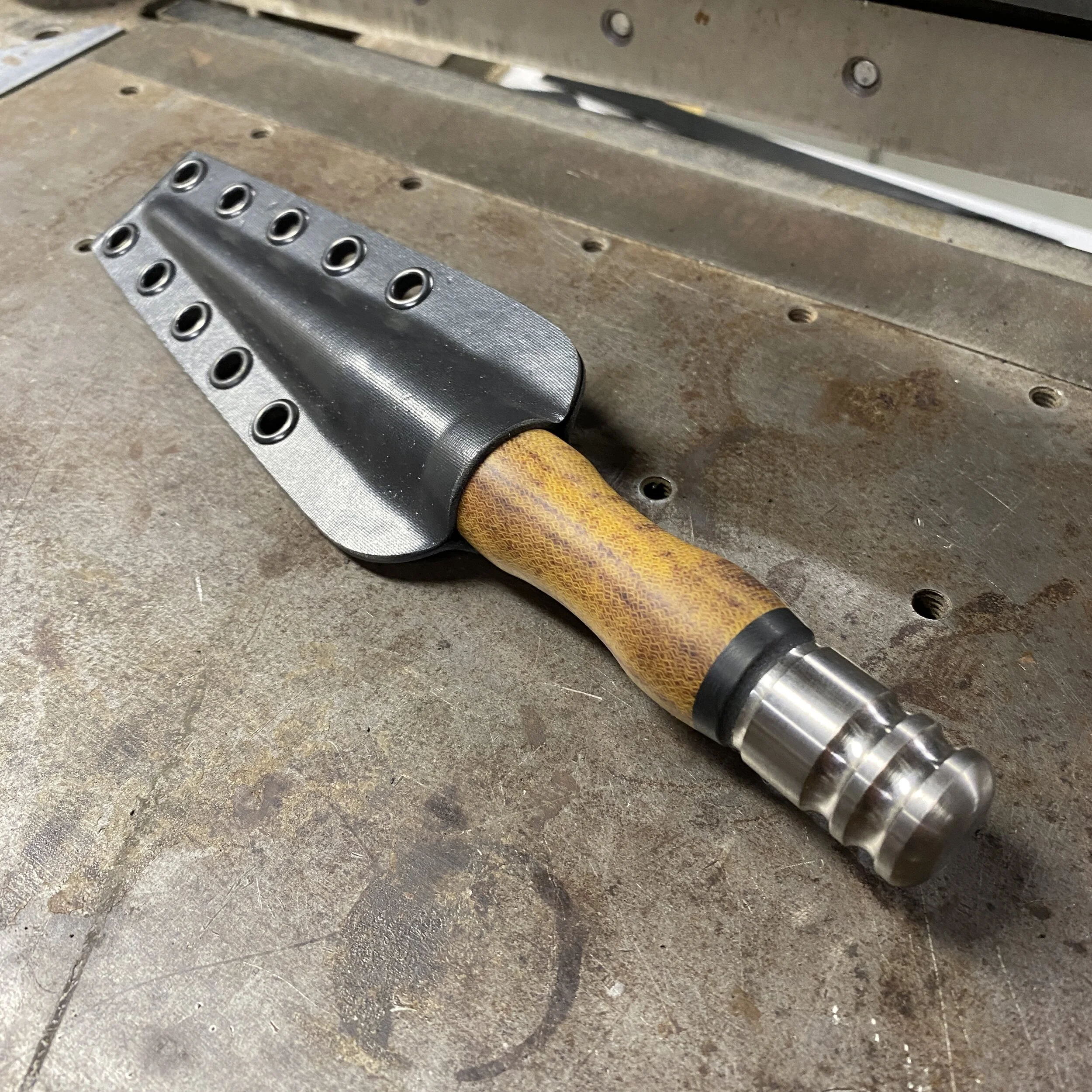 Spike Marlin 3/8" In G10 Nero - Attrezzo Multifunzione EDC, Per Annodare, Aprire, Difesa