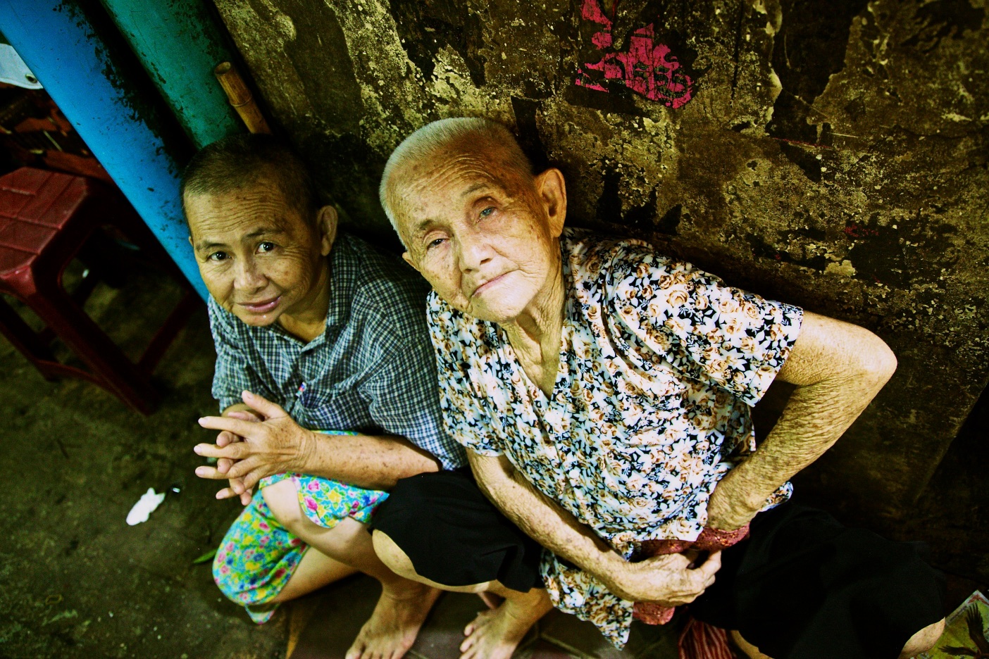 Old friends. Siem Reap, Cambodia.