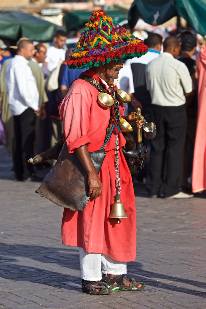 Tribal presence with all the bells and whistles. Marrakesh, Morocco.