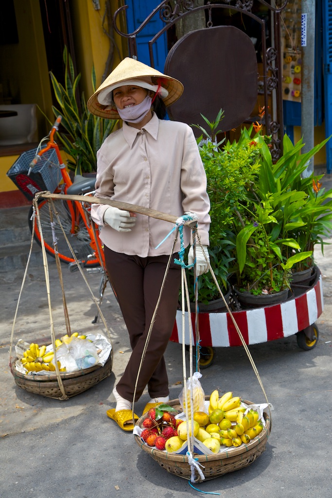 Edible balancing act. Hanoi, Viet Nam.