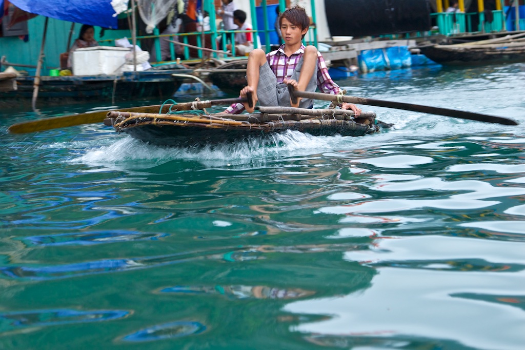 You use whatever skills it takes you to get where you want. Halong Bay, Viet Nam.