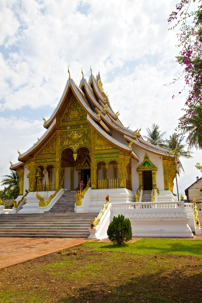 Buddhist temple in Luang Prabang, Laos (exterior)