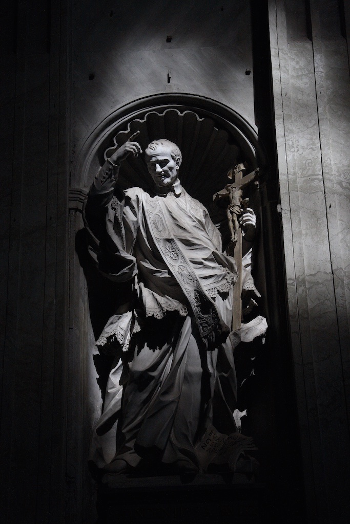 A saint celebrated in St. Peter's basilica in the Vatican. 