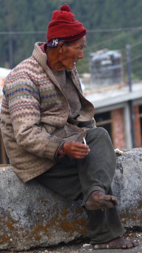 Mountain man. Darjeeling, India.