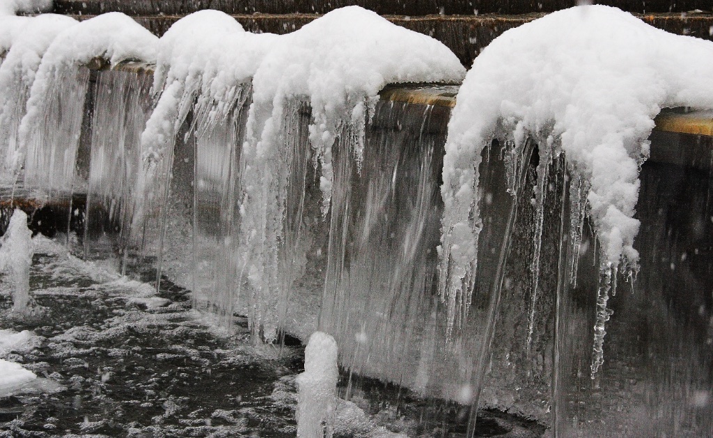 Freezing temperatures. Vancouver, Canada.