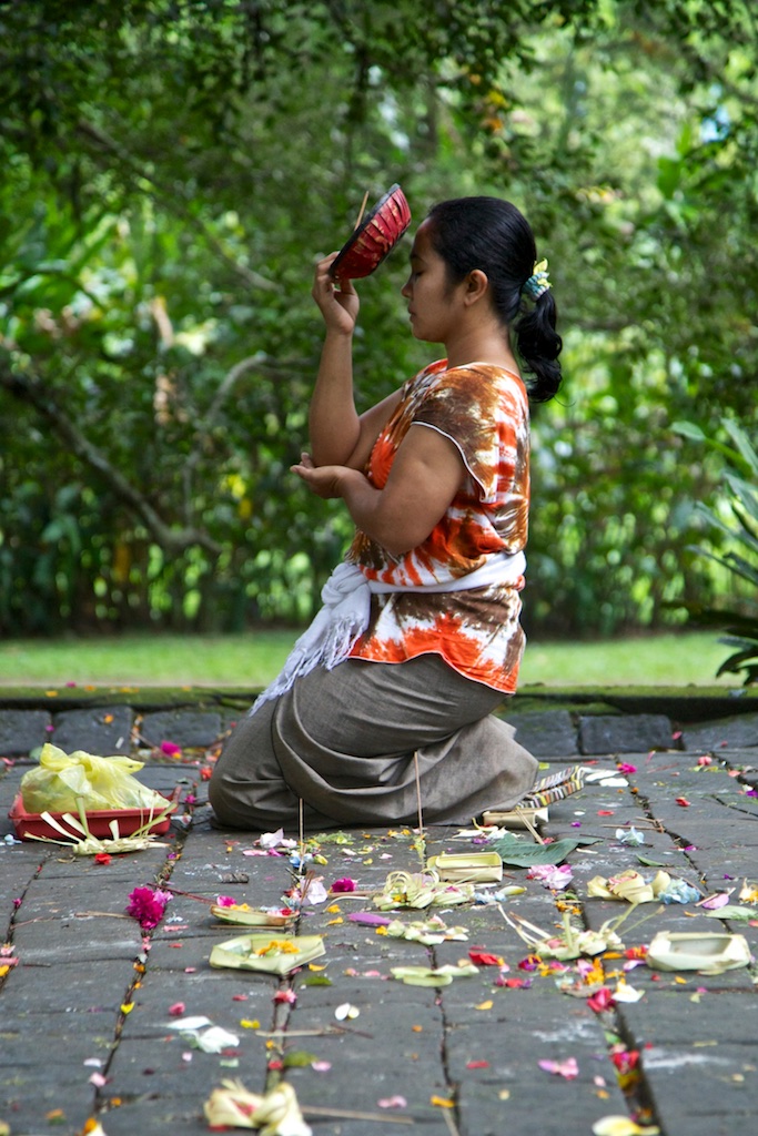 Worshipper. Bali, Indonesia.