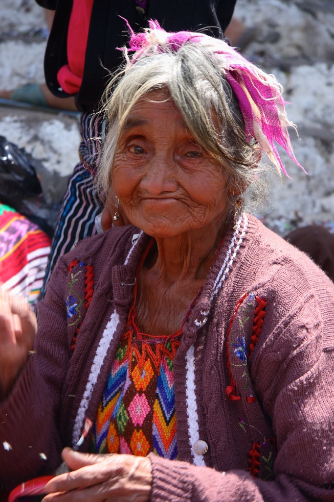 Whimsy lady with her proper sense of fashion. India.