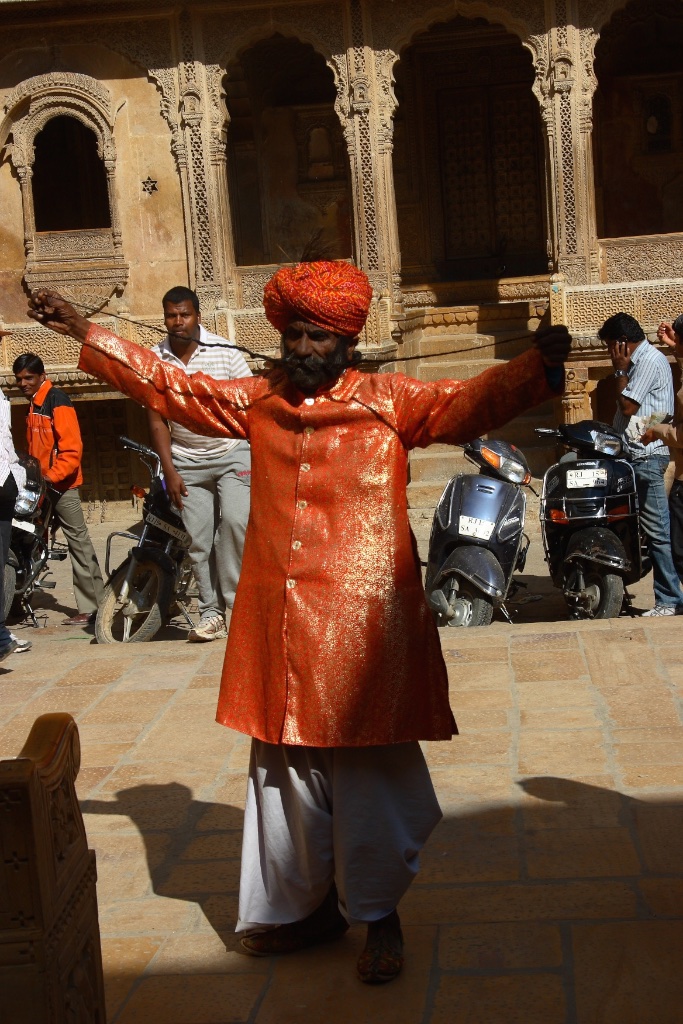 A second-generation business that has depended on constant hair growth. Jaisalmer, India.