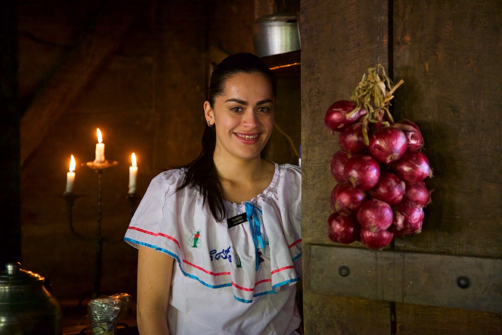 Onion girl, Costa Rica.