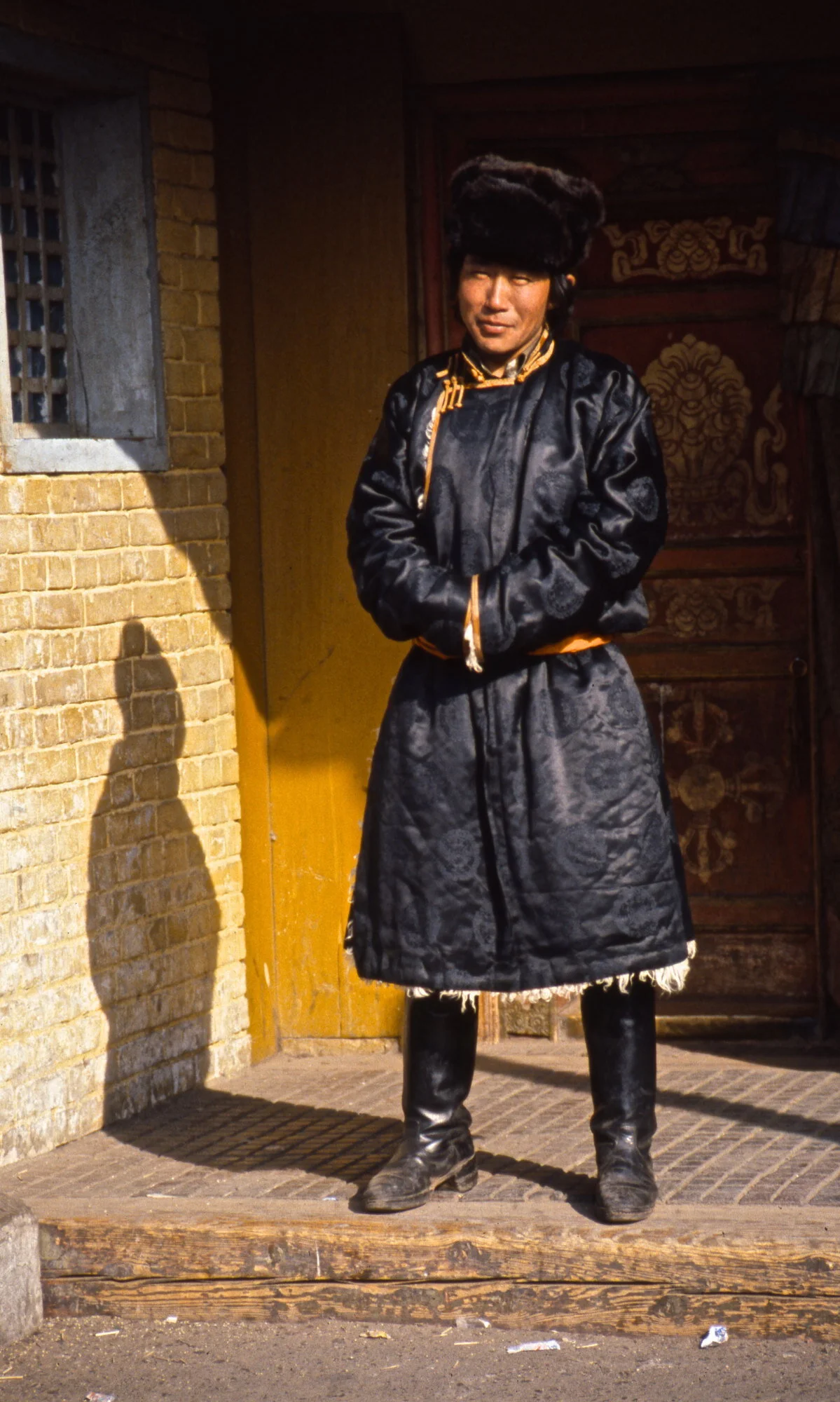 Traditional garb in Mongolia.