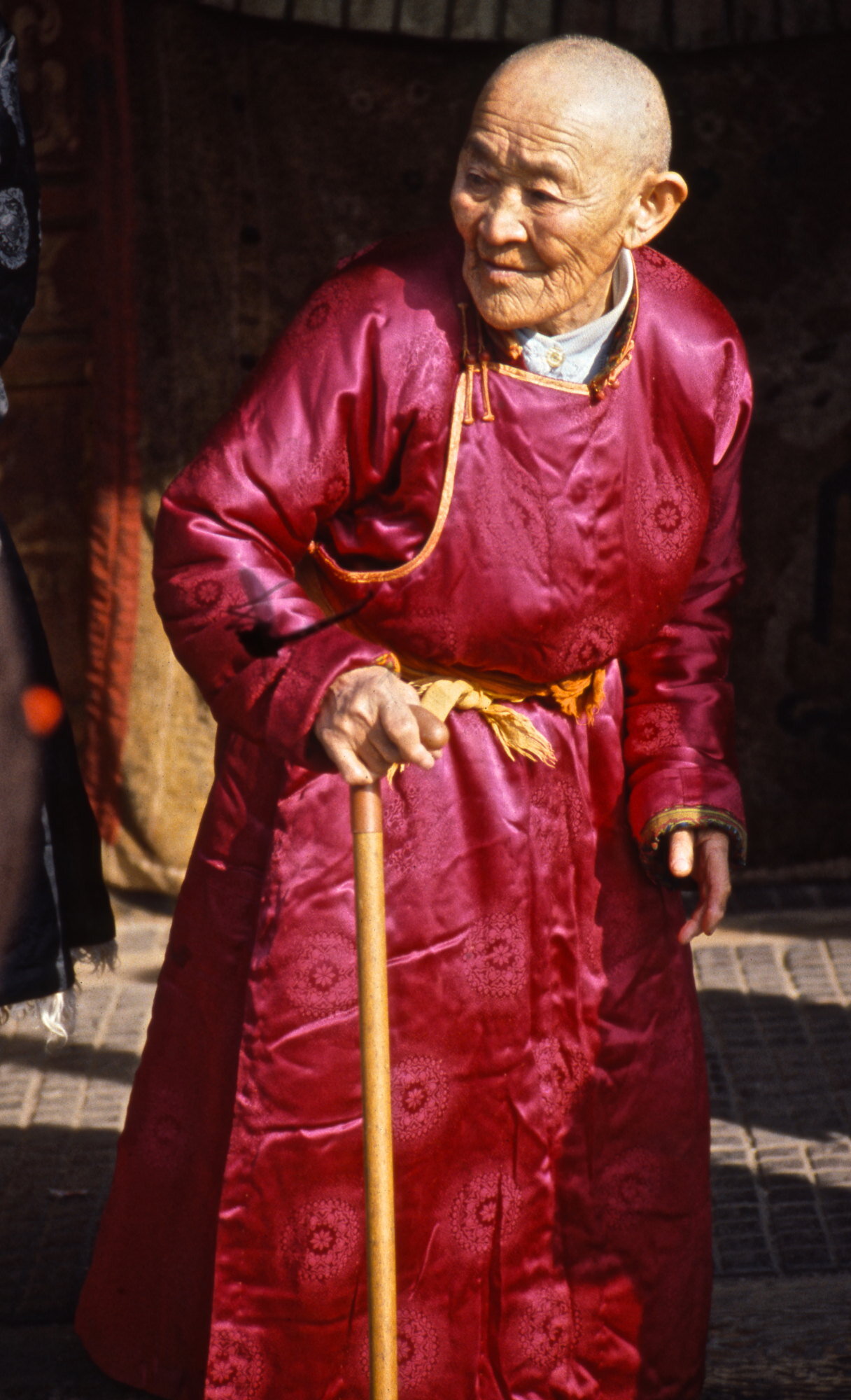Ancient monk. Ulaanbaator, Mongolia.