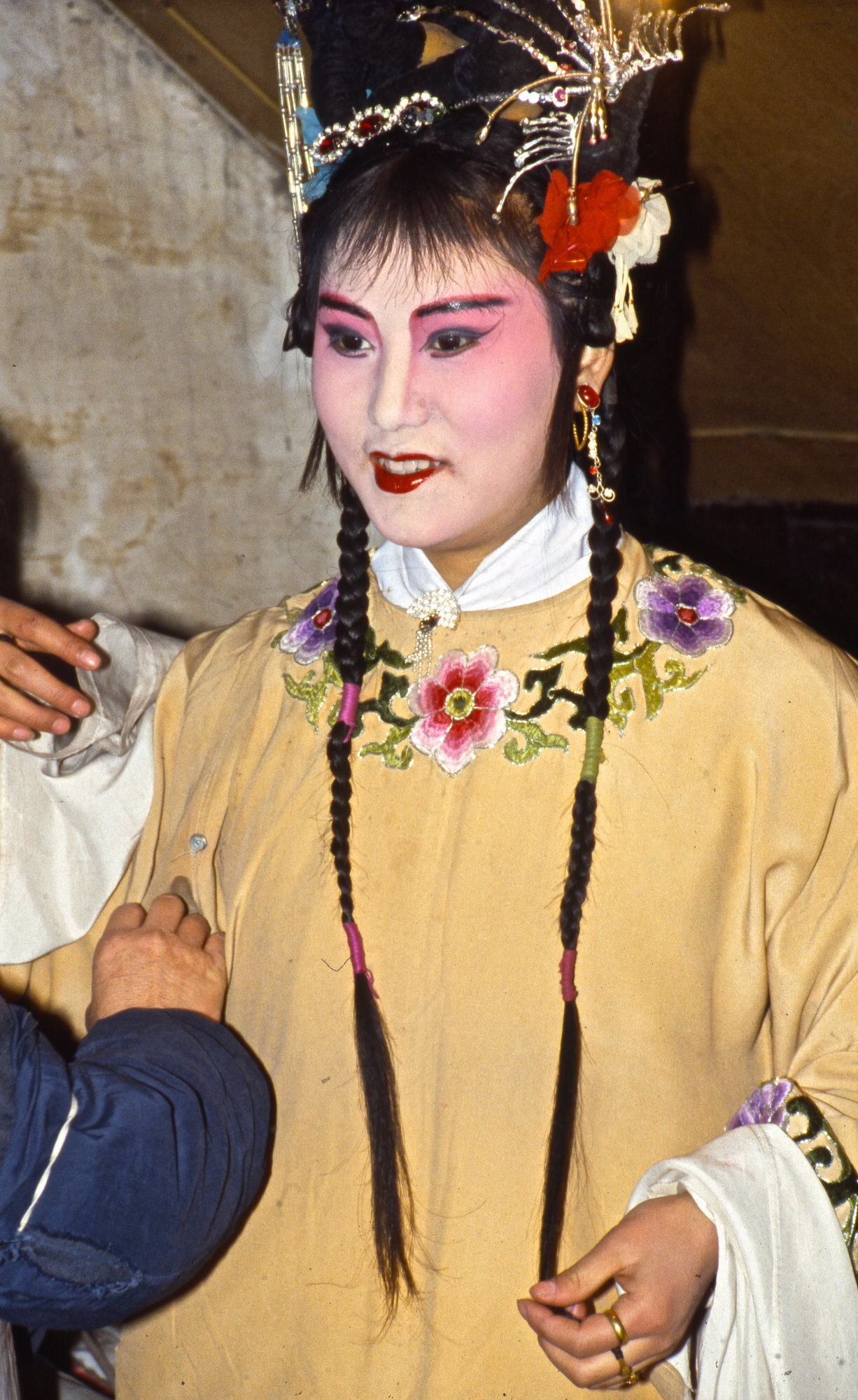 Preparing for the Chinese opera stage. Chengdu, China.