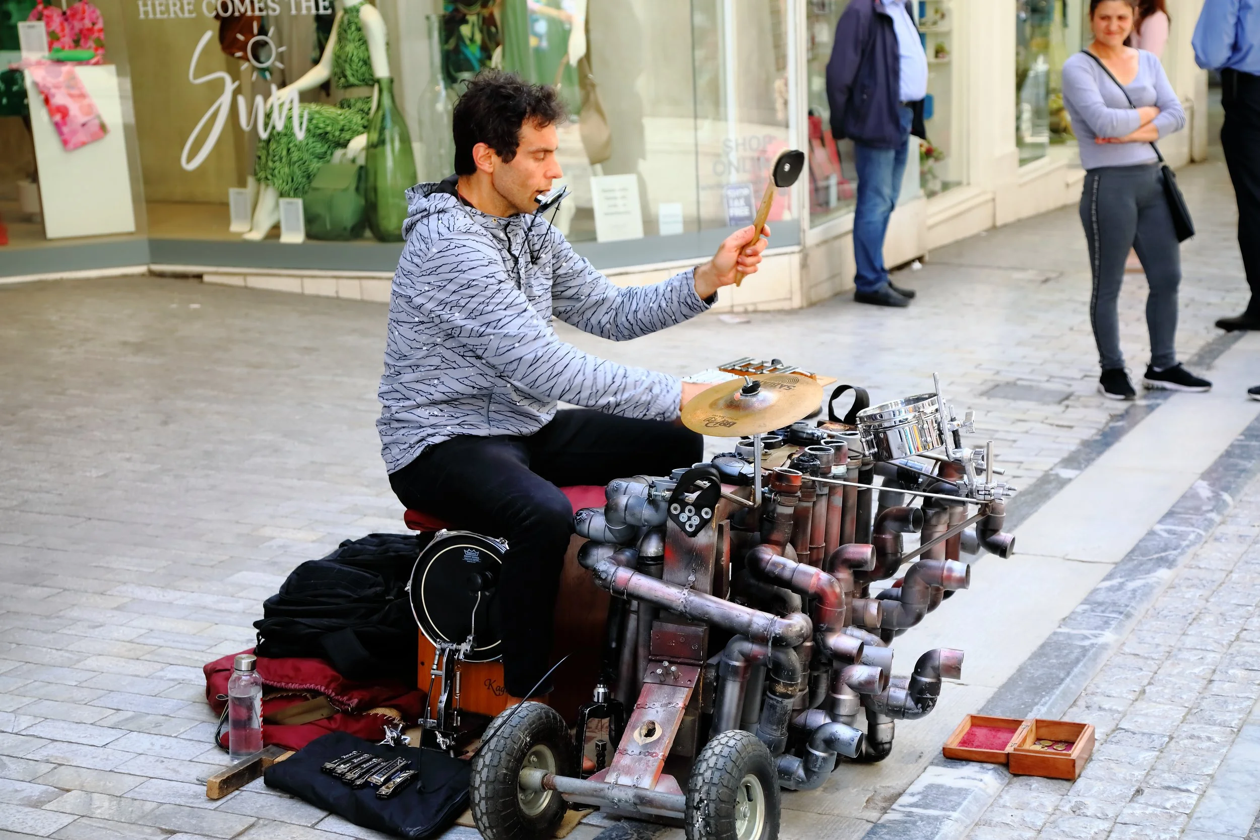 Drum expert, Athens, Greece.
