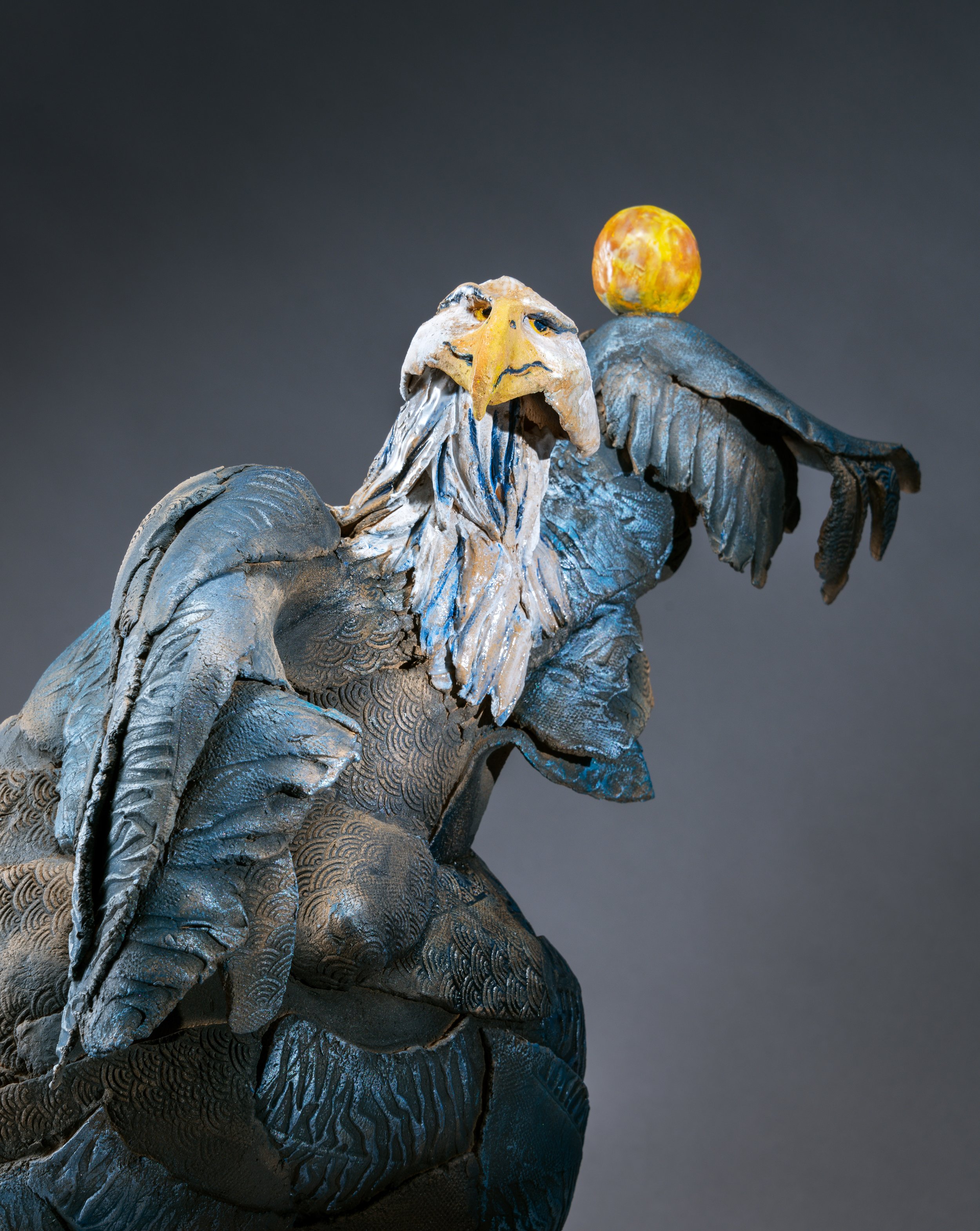 Totem: Eagle Woman - Detail
