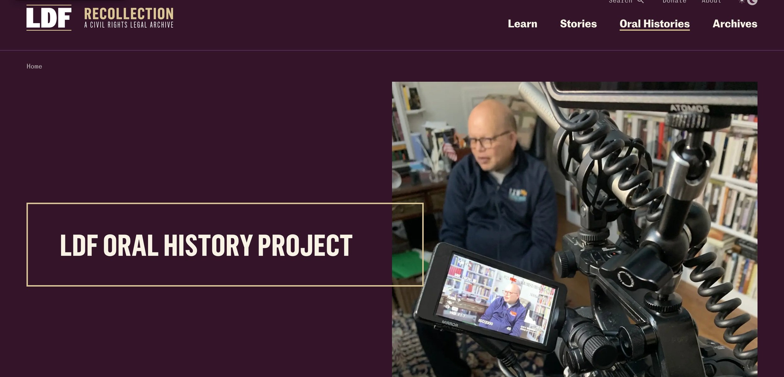 Legal Defense Fund Oral History Project