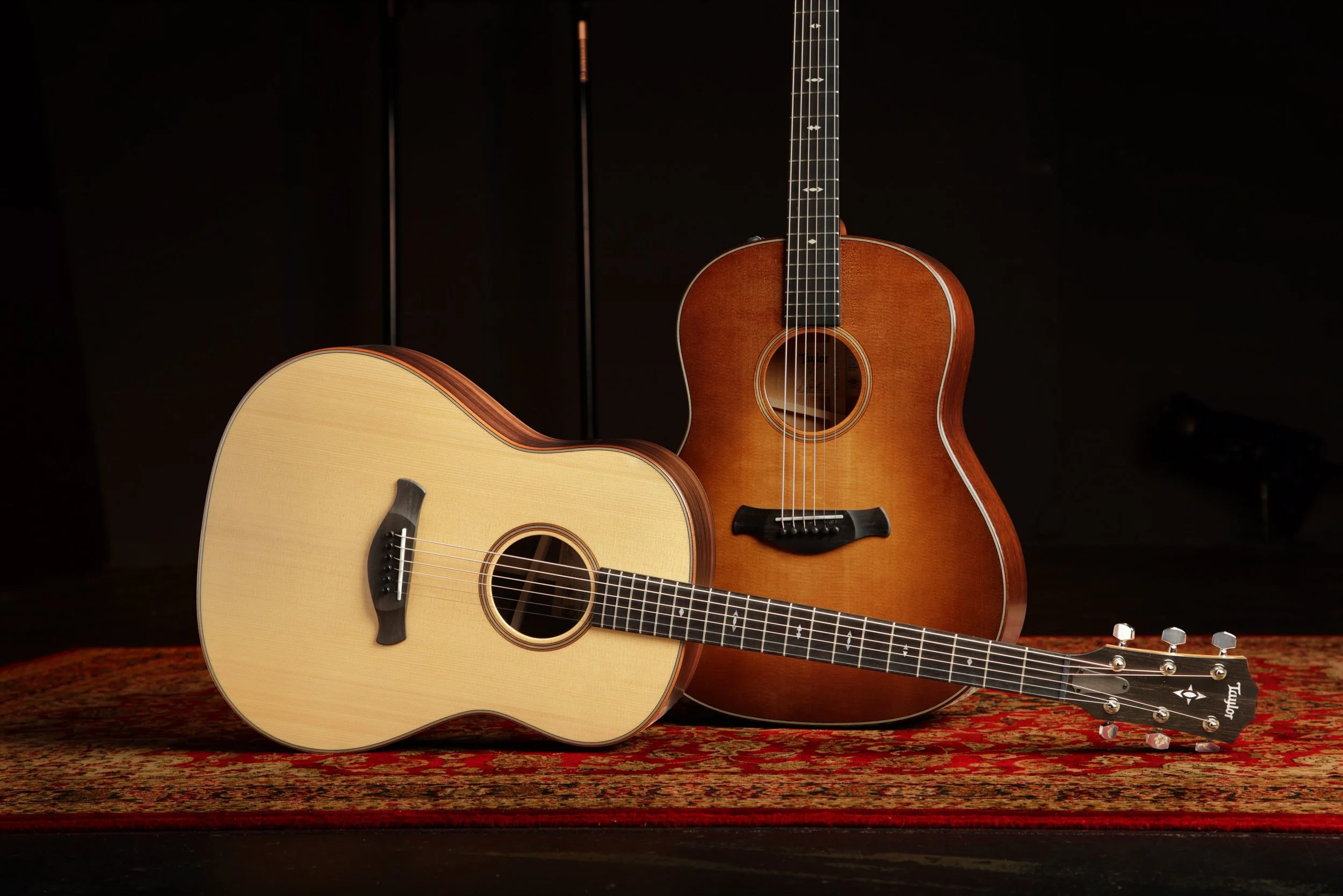 Taylor Grand Pacific Available in Natural & Wild Honey Burst (WHB)