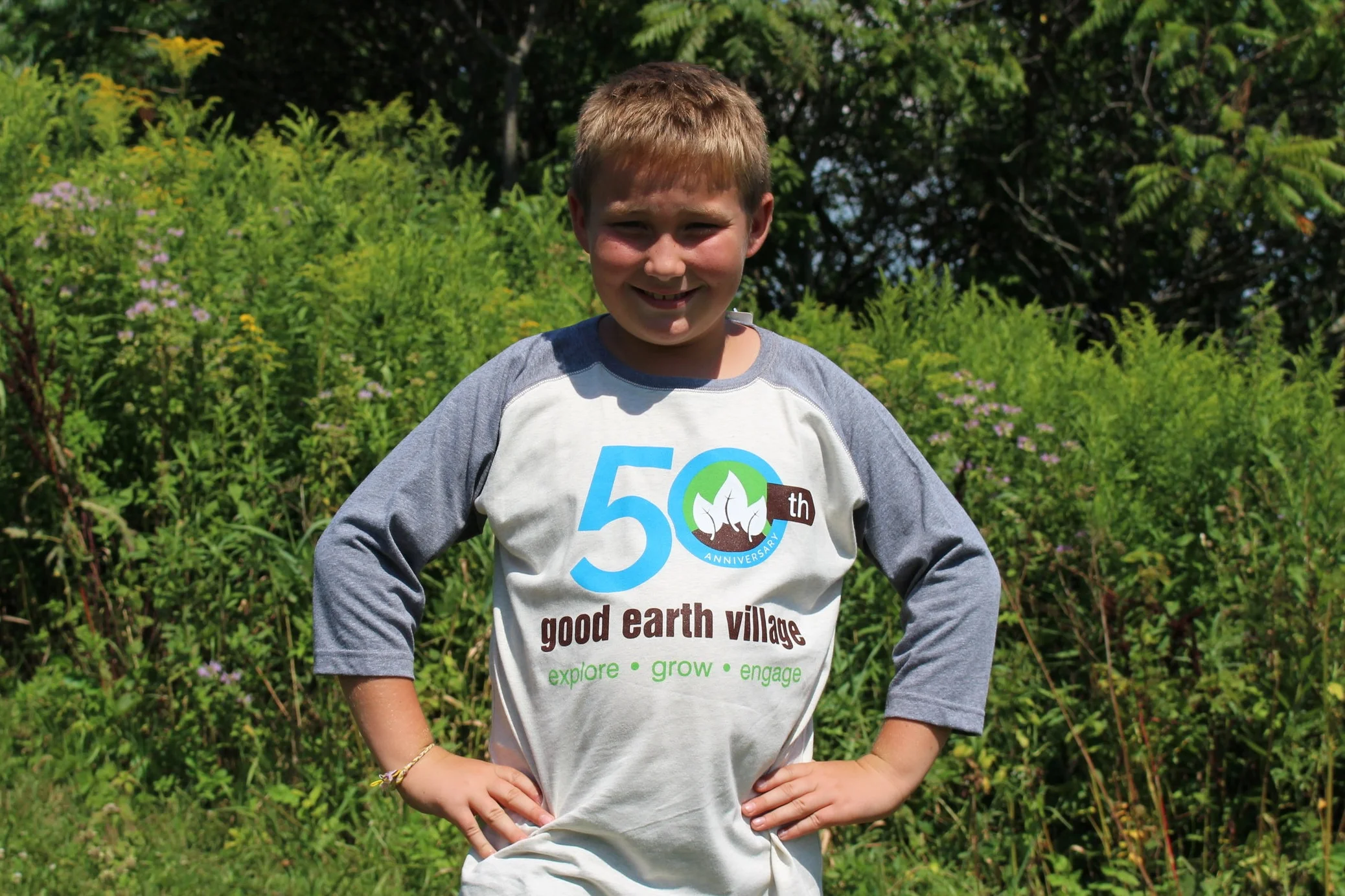 Item: 50th Anniversary Baseball T-Shirt Sizes: Youth Small - Youth Large Price: $20