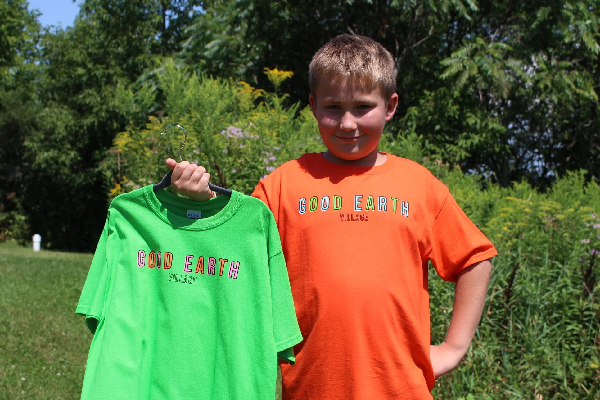 Item: Thin Line T-Shirt Colors: Lime and Orange Sizes: Youth Small - Youth Large Price: $15