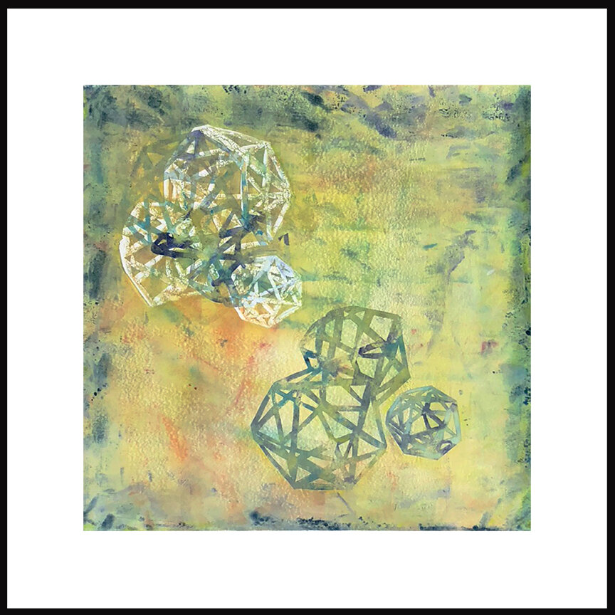    Deepen Consciousness…  "The key to growth is the introduction of higher dimensions of consciousness into our awareness." Lao Tzu  Monotype Framed ~20 x 20 inches   $385   