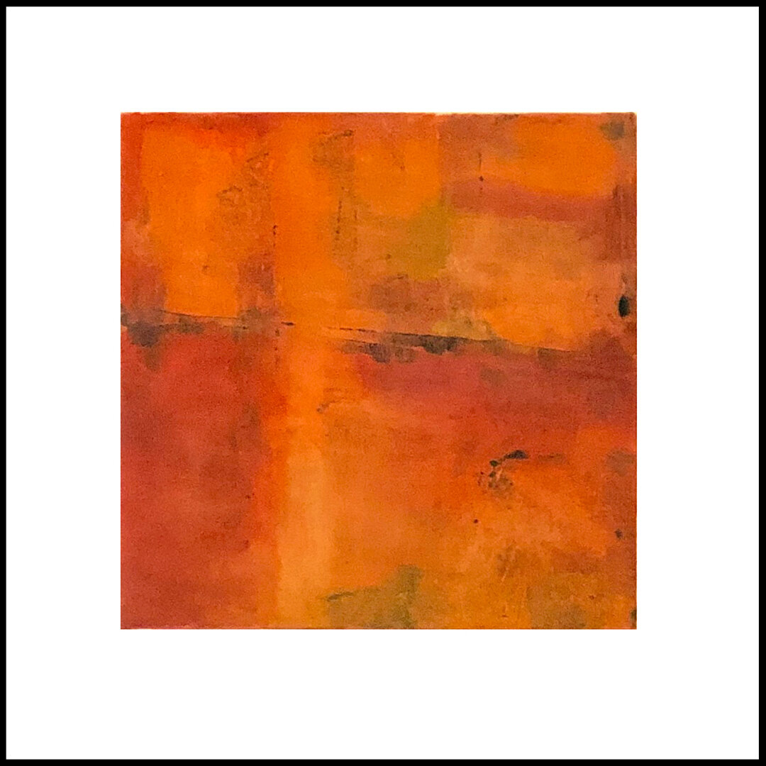   “Warmed by the Sun”  is there anything much better? Soak up the sun!  Mixed Media Monotype 10.5 x 10” Framed and Matted, 1/1   $265 -   SOLD  