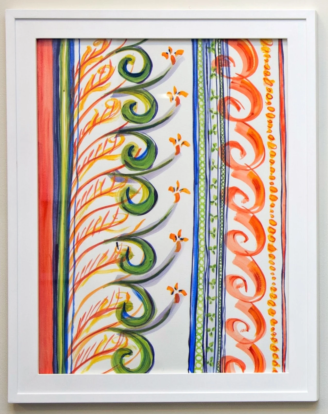 Doodle Five January 2014 Acrylic on paper 18” x 24” photo credit: Erin Henry