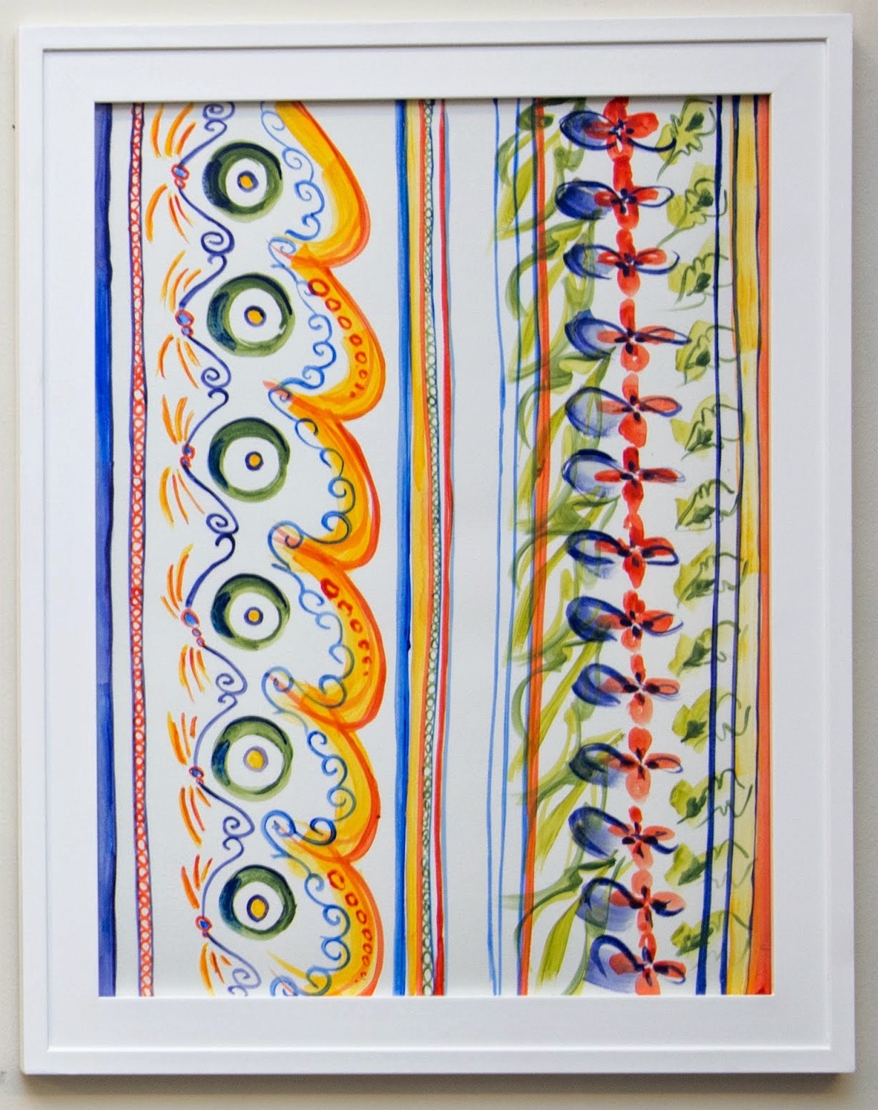 Doodle Two January 2014 Acrylic on paper 18” x 24” photo credit: Erin Henry