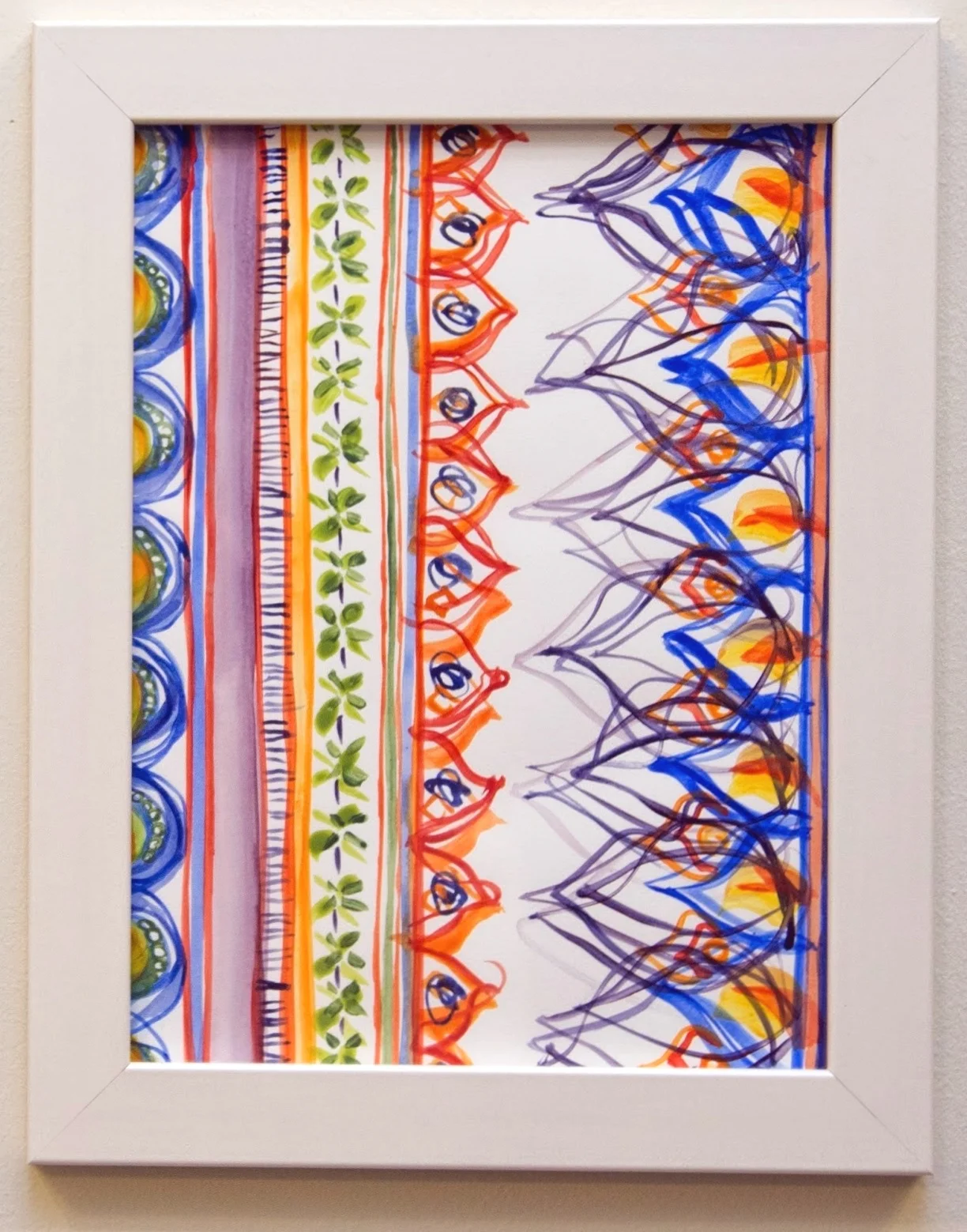 Doodle Six January 2014 Acrylic on paper 9” x 12” photo credit: Erin Henry