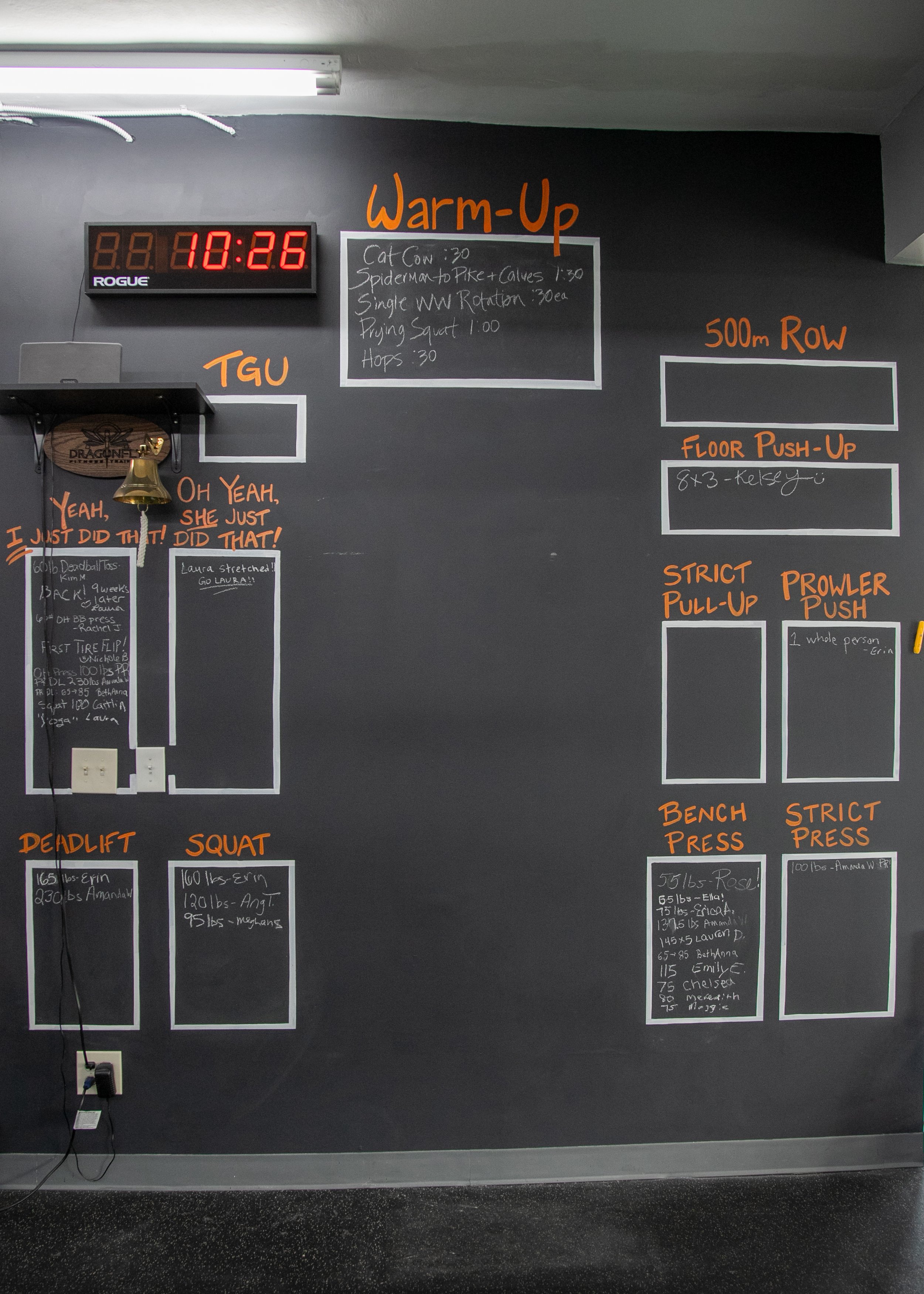   Personal Record Wall  Dragonfly Fitness &amp; Training 2025 