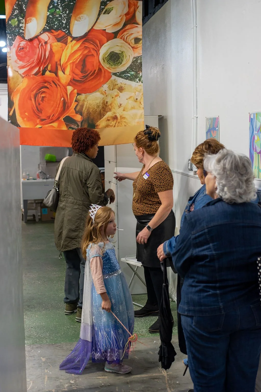  Coral Green&nbsp;Opening Reception Saturday, October 28, 2023    Lavish Nature,  Dail Chambers&nbsp;  On Closing In,  Aleta Lanier&nbsp;  Photo credit: Carly Ann Faye 