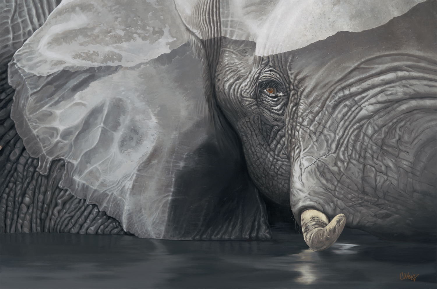  Dimensions 24"x36". SOLD / Available signed and numbered Giclee Prints. See GICLEE PRINTS.