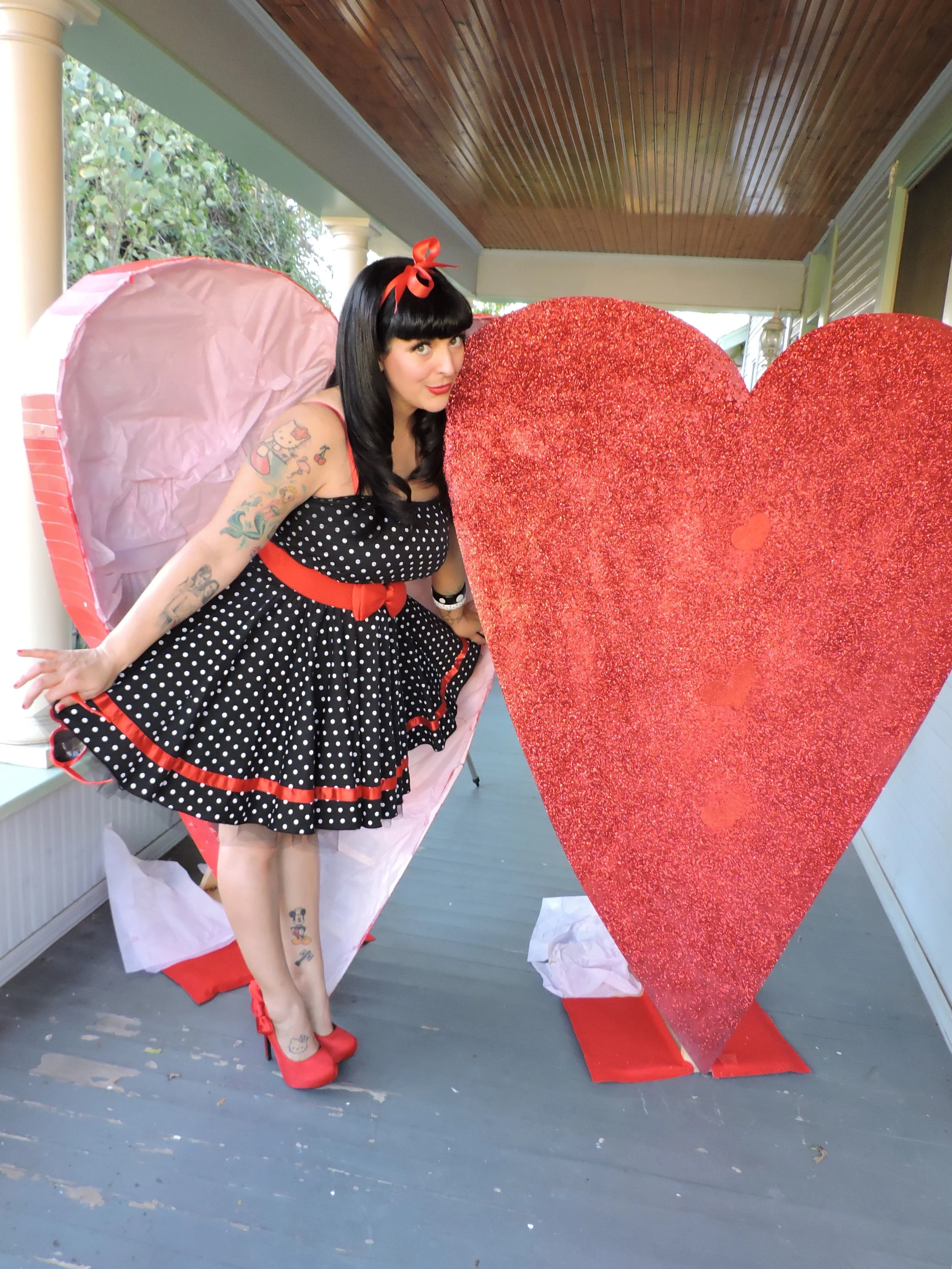 Bella Valentine Photo by: Chandler Sargent Hi, my name is Belle La Valentine and I love everything about the vintage lifestyle. From music to dresses to cars, and of course pin up... I love it all. I have always adored listening to my parents tell me their stories from the 50’s and 60’s and looking at pictures of my Mom who was also into pinup and my Dad’s cool cars. I have a husband and two sons and they also share my passion for collecting vintage items and listening to great music. And my most favorite thing about getting to be a modern day pin up is getting to be a part of this great community of ladies who are so inspiring, I love that it’s not about size, age or race. I’ve made so many amazing friends and they encourage me every day, it’s with this amazing pin up family that I know I can do this.