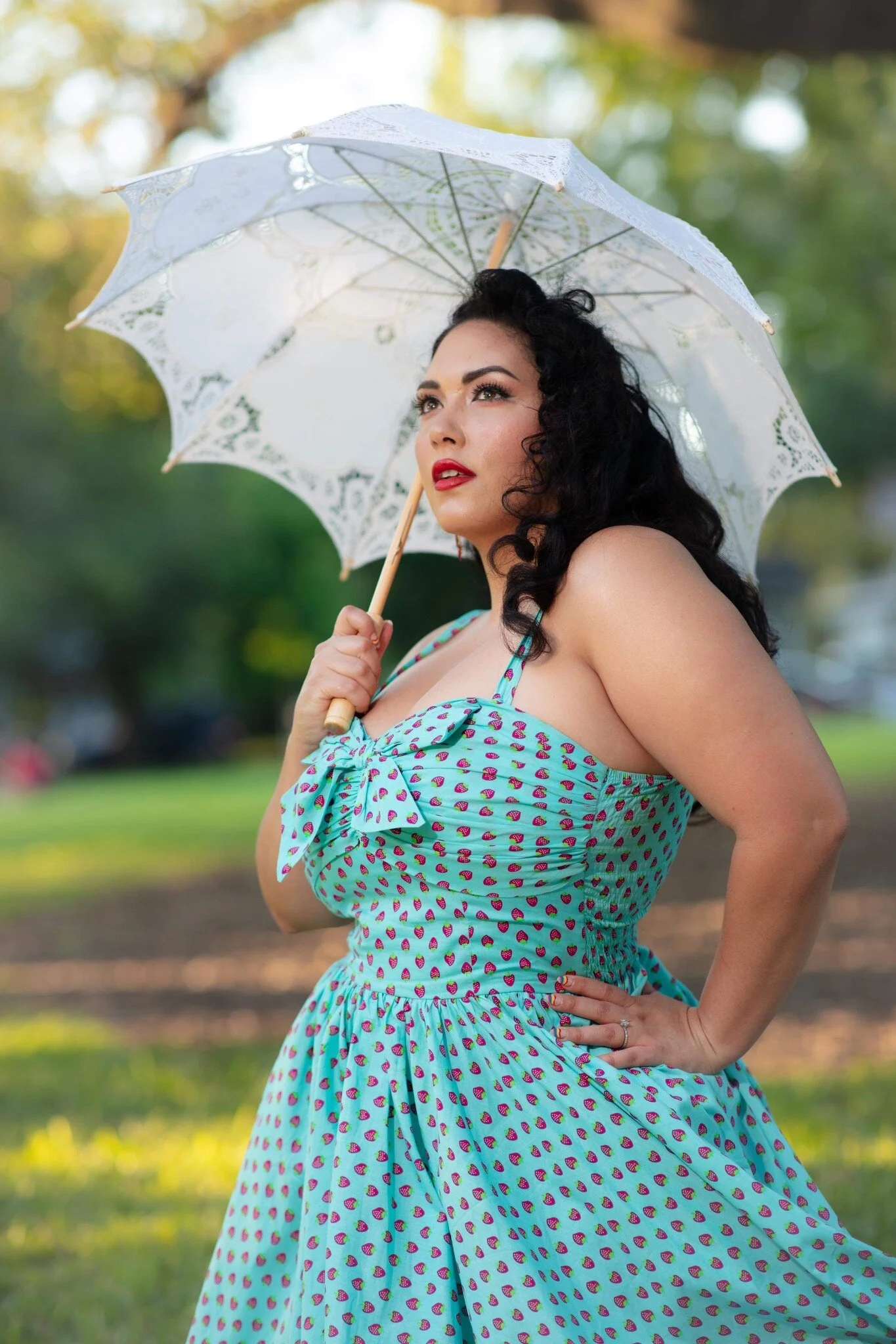 Scarlette Addams    171 PhotoScarlett Addams is a Colombiana raised in Miami and recently moved to Houston. Her first memories in the states all trace back to doowop music and her  first love, Elvis Presley. Scarlette learned English listening to his music and watching his films. She is a lover of  all things vintage and has a serious addiction to collecting vintage purses and hats. Miss Addams passion for makeup was so strong, she made it her career and started Looks That Kill by SA a few years ago. In her spare time she loves taking care of her 5 rescue cats, dog and garden.