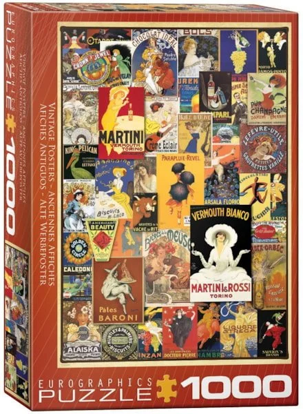 Vintage Posters 1000-Piece Puzzle