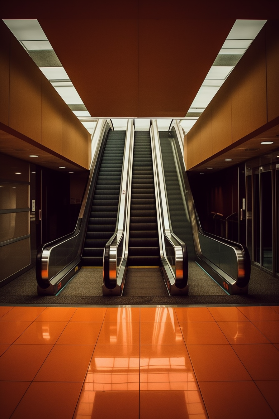 QUANATL_an_escalator_on_a_floor_in_the_style_of_layered_veneer__1fdb67d2-8ca3-4c74-abde-df933f79c6da.png