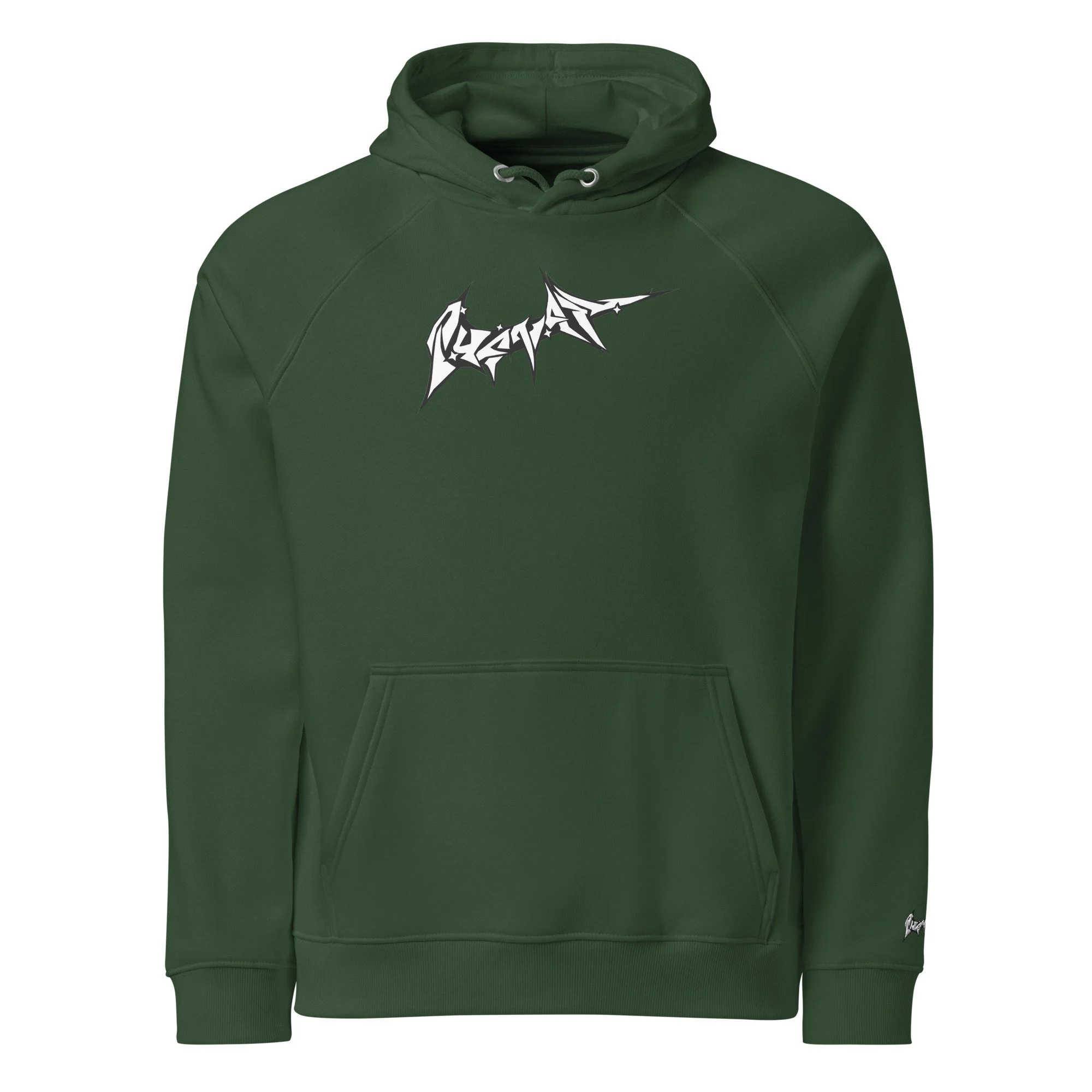 unisex-eco-raglan-hoodie-bottle-green-front-68dc8b86795c0.jpg