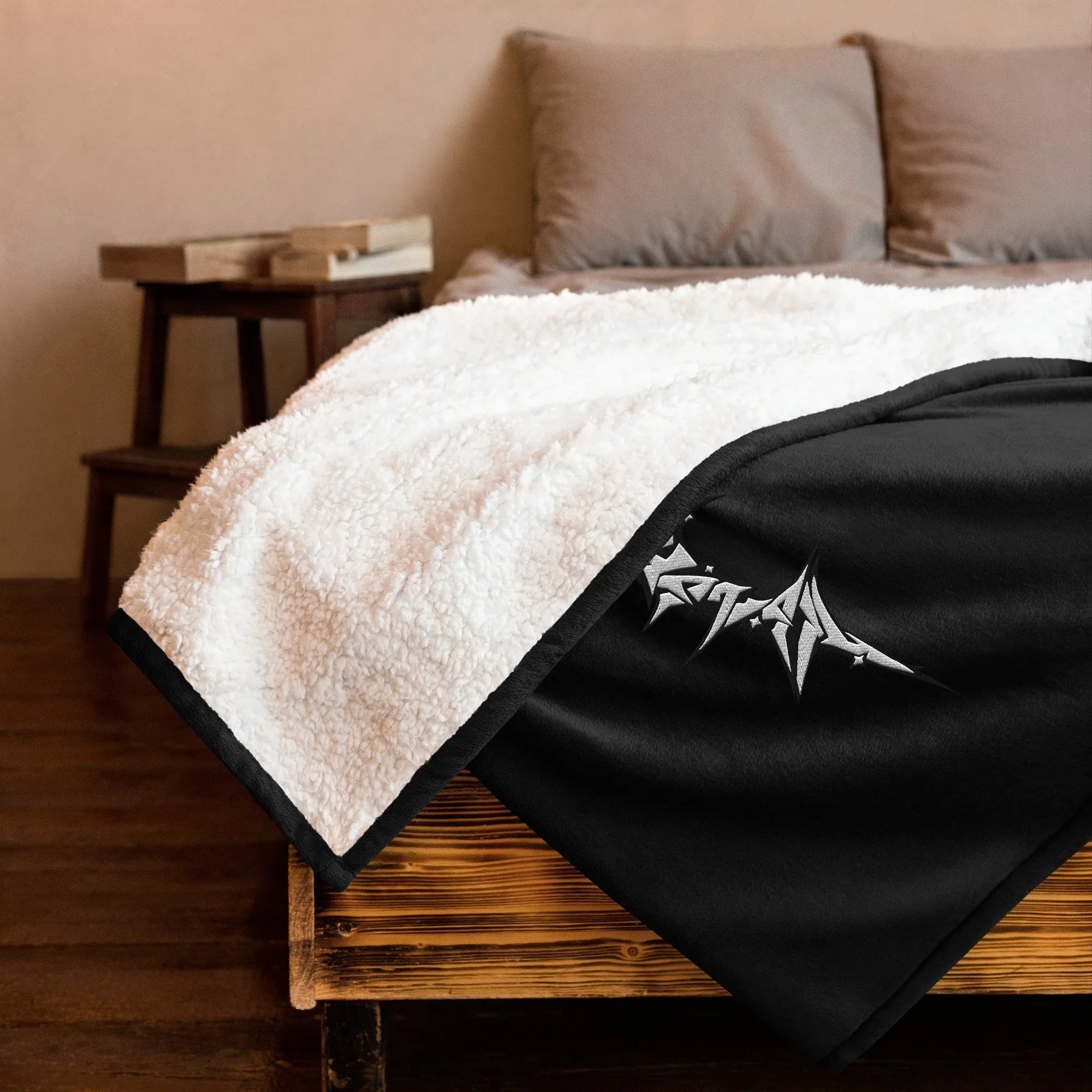 embroidered-premium-sherpa-blanket-black-front-68c3bd9a40753.webp