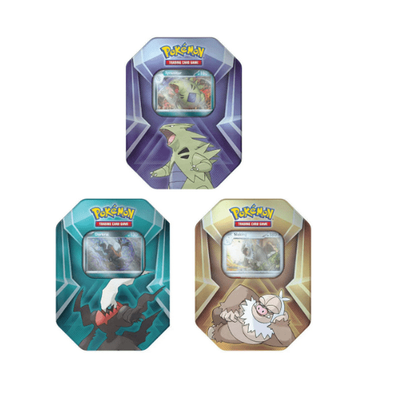 EMPTY Pokemon Darkrai Triple Whammy Tin EMPTY