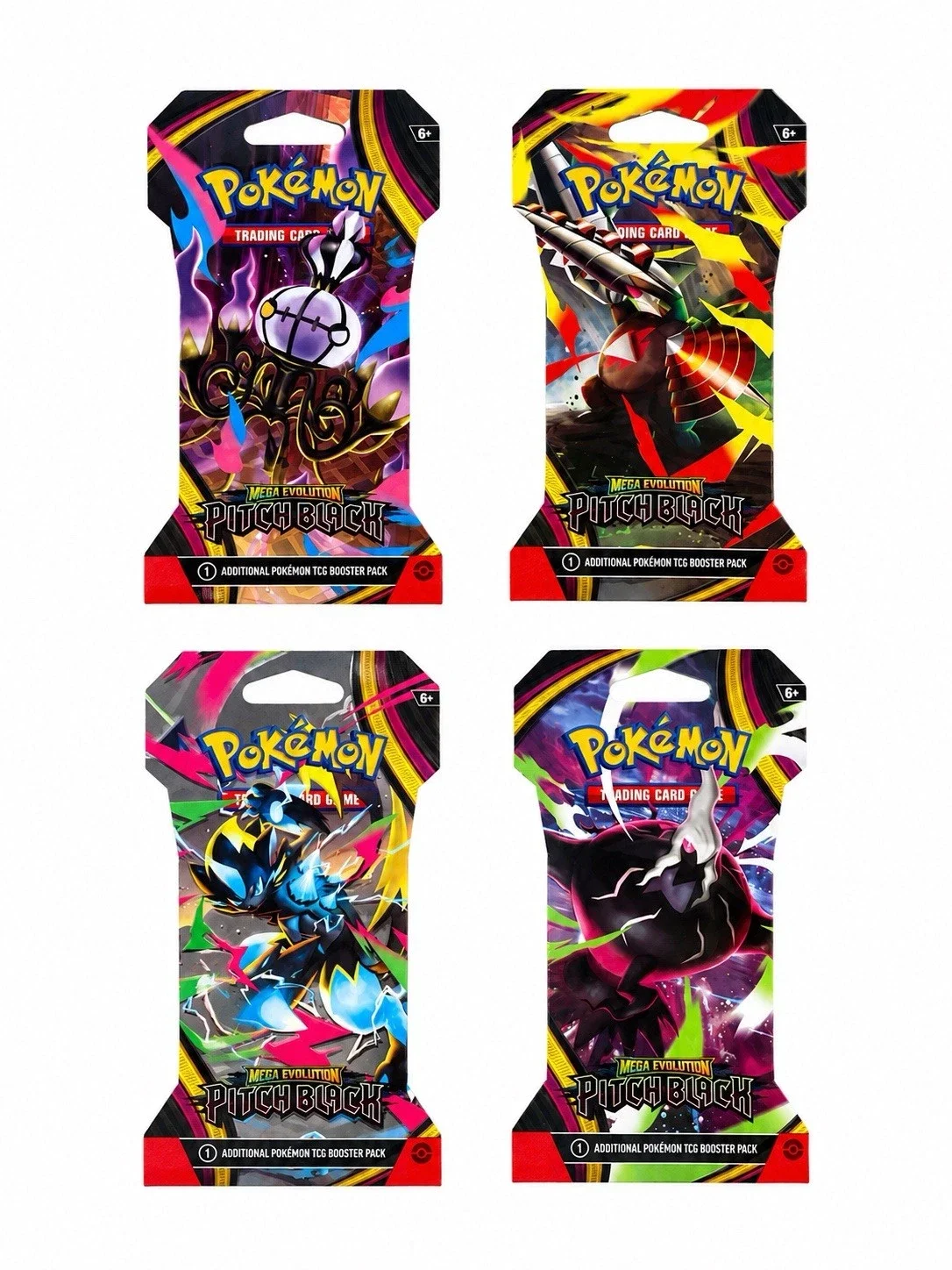 Pitch Black Sleeved Booster Pack