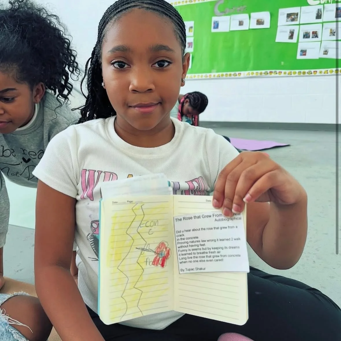 The kids at @cpsphilly rocked Poetry &amp; Yoga this week!

Poems in reflection of Tupac Shakur&rsquo;s &ldquo;The Rose That Grew From Concrete,&rdquo; and poetry about trees. What a beautiful class ❤️

#poetryandyoga #yogaandpoetry #heartwellyoga #y